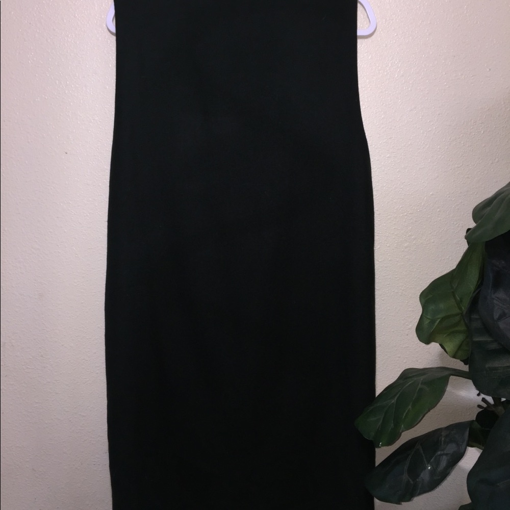 Hunter green wool vest dress - Picture 6 of 6
